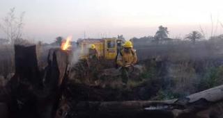 Lee más sobre el artículo Lo mismo de cada año: brigadistas forestales y bomberos combaten 13 incendios en todo Tucumán